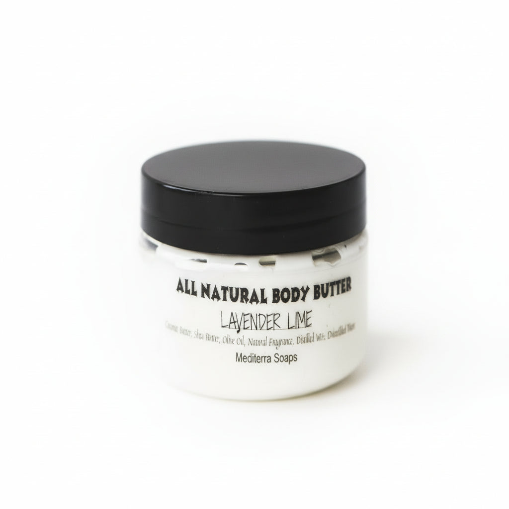 All Natural Body Butter Lavender Lime