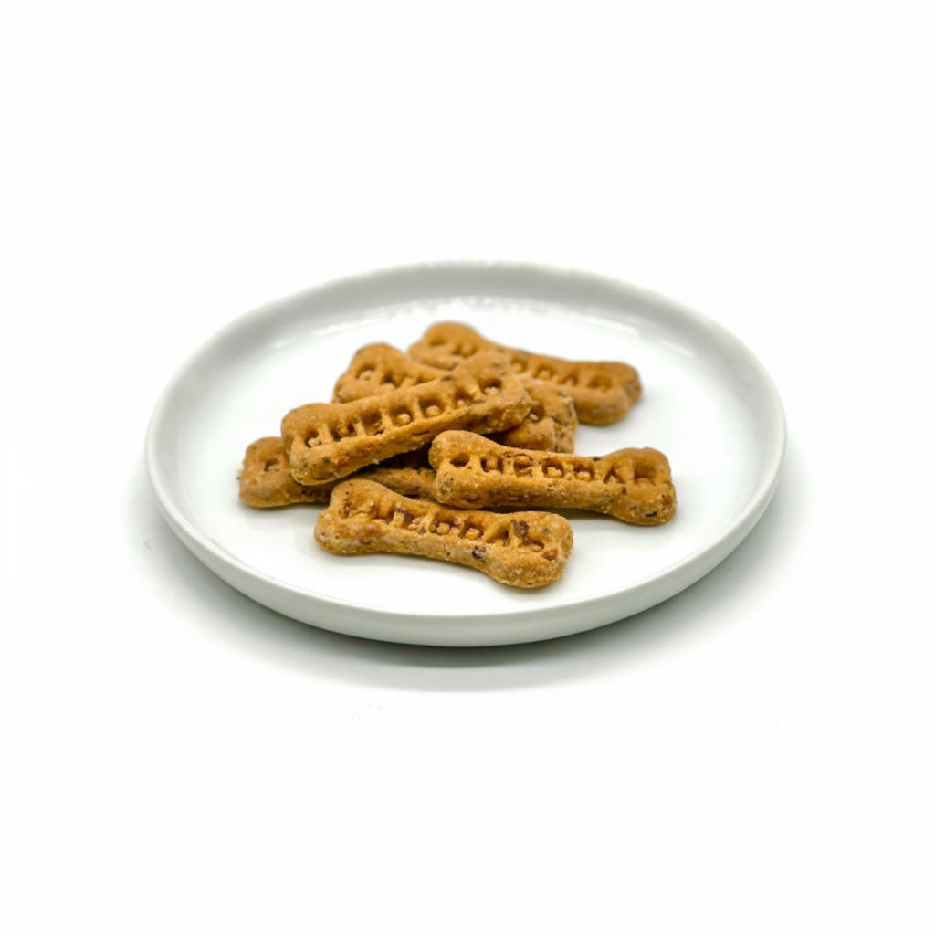 APPLE + CHEDDAR - DOG BISCUITS